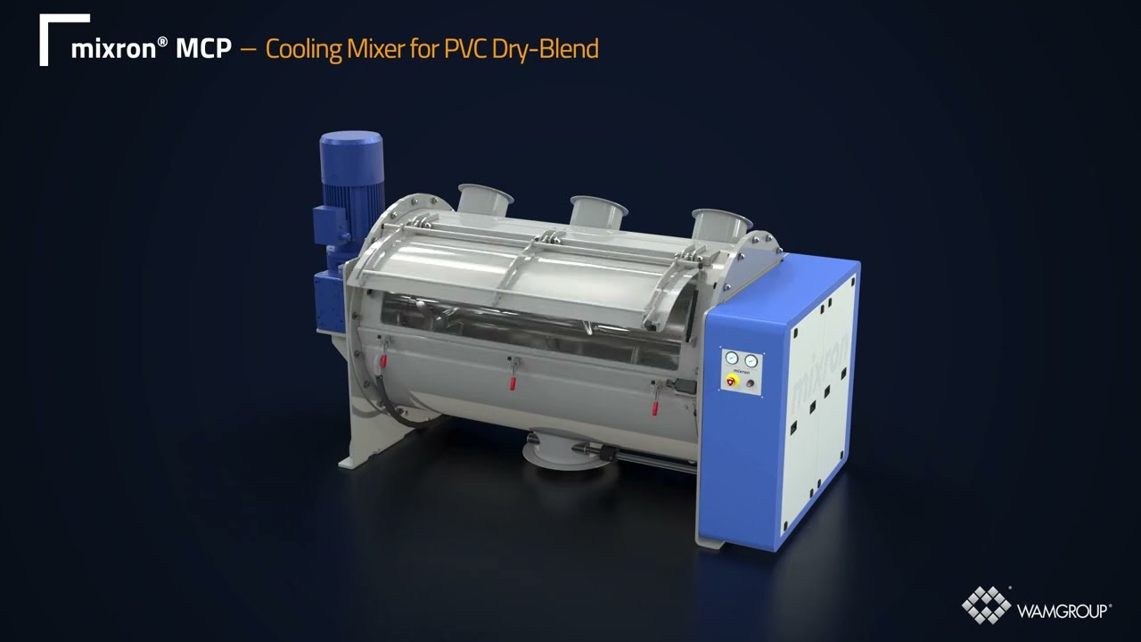 mixron MCP cooling mixer for PVC Dry-Blend