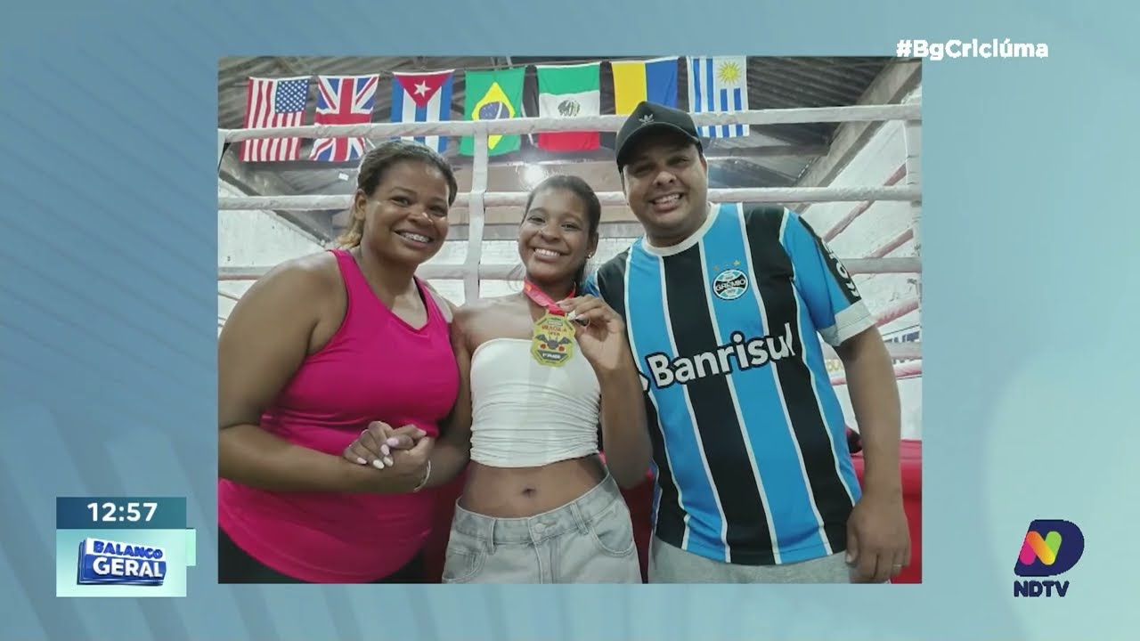 Boxeadora de Criciúma ganha destaque e projeta carreira