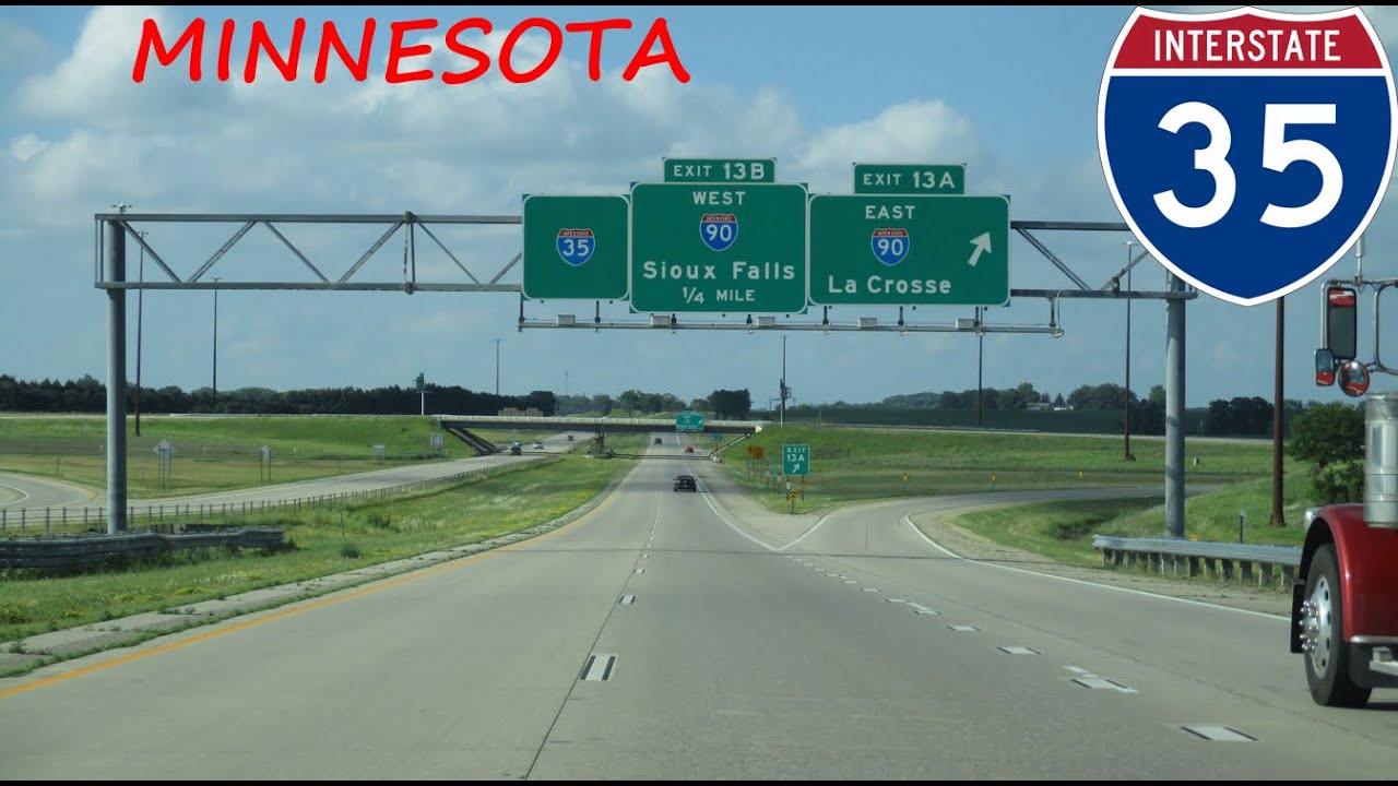 Interstate 35 - Minnesota northbound [FULL LENGTH VIDEO]