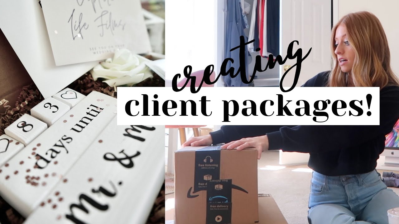 the cutest wedding packages for my clients!