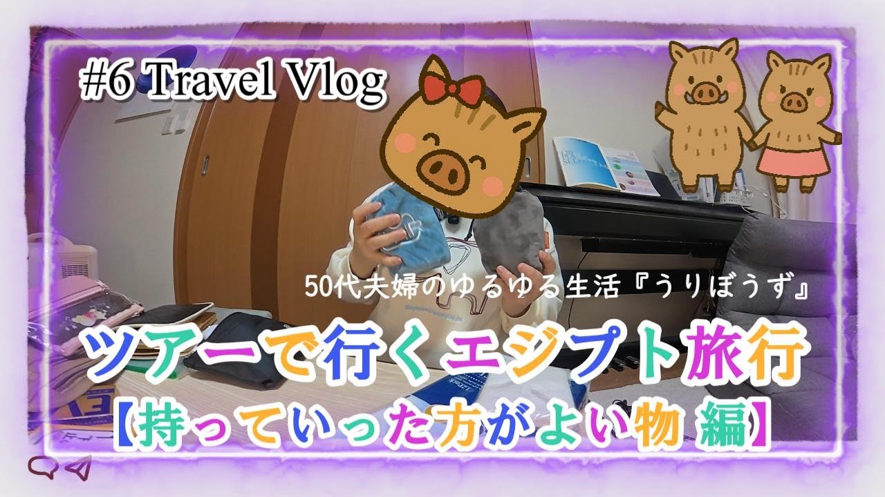ツアーで行くエジプト旅行【持っていった方がよい物 編】