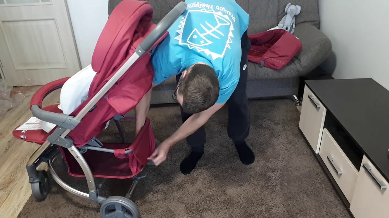 Коляска Babyton E50 Red (ОБЗОР)