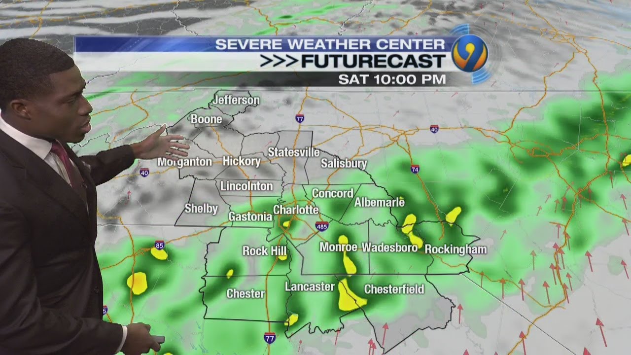 Saturday evening's forecast update with Meteorologist Tony Sadiku