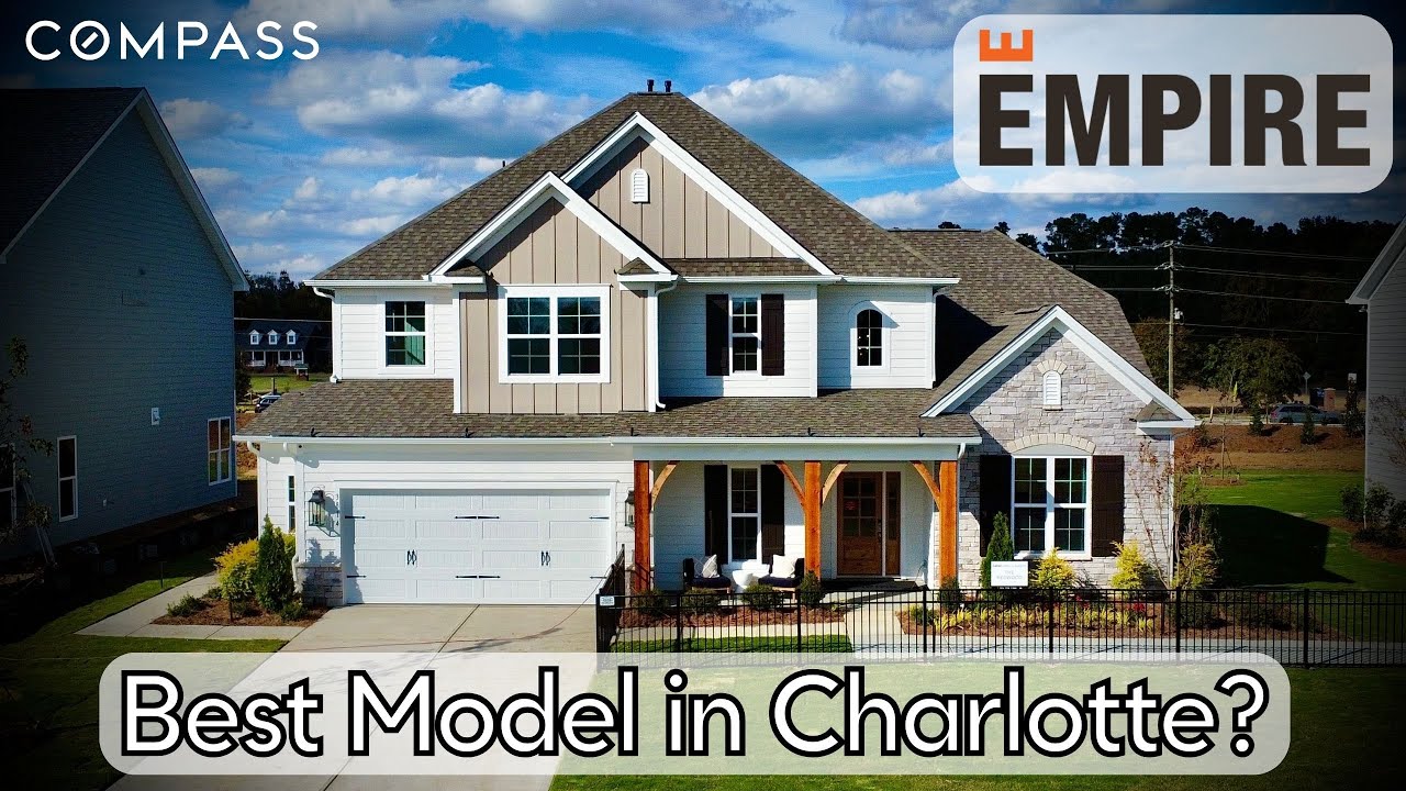 Harrisburg, NC | Camellia Gardens by Empire Communities | Elms: Redwood Model Tour | HUGE Entryway