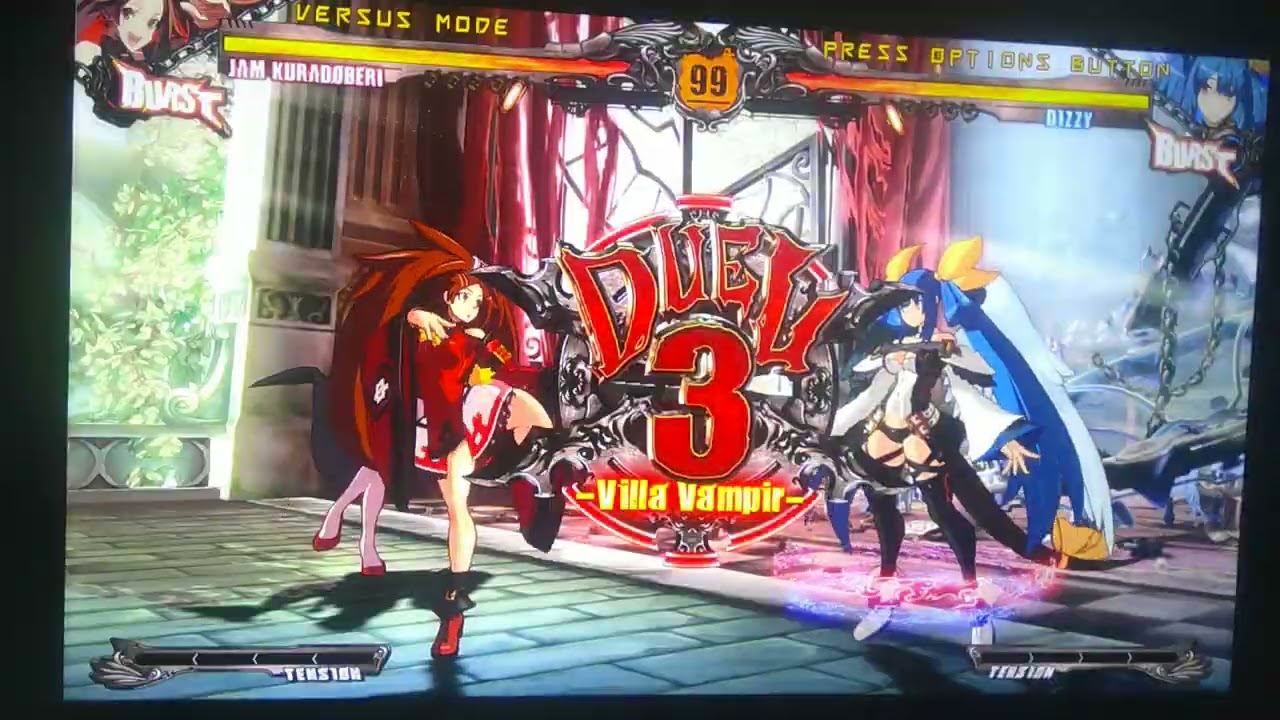 Guilty gear revelator Jam Kuradoberi vs Dizzy