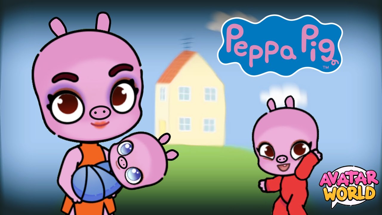🐷 Peppa and George are babies 🍼 The Olden Days 👶 AVATAR WORLD ❤️
