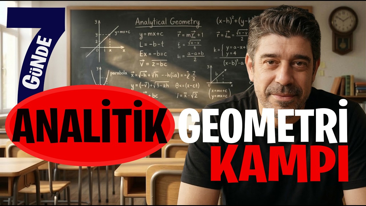Analitik Geometri Kampı | Gün 5: 24 Soruda Genel Tekrar 🚀🚀