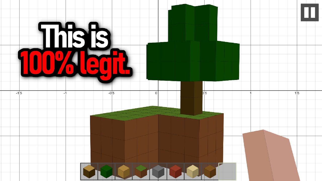 Playing Minecraft on a GRAPH.