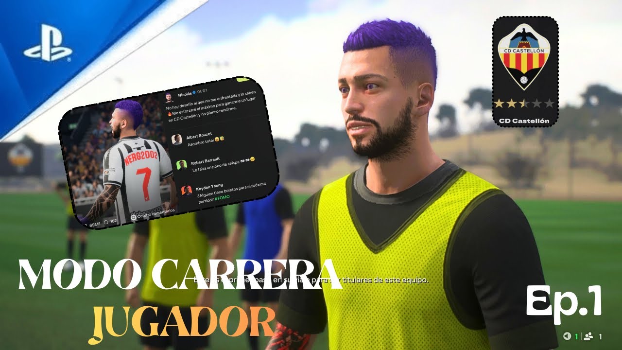 Ep.1: ¡Nace una Nueva Promesa! CD Castellón | FC 25 Modo Carrera Jugador |