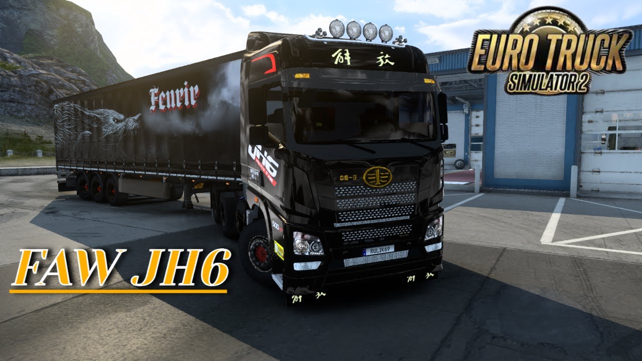 Мод «Liberation of FAW JH6»  Euro Truck Simulator 2 (v1.40.x)