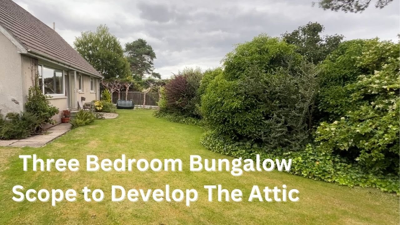 Three Bedroom Bungalow in The Highland Village of Brora - Scope to Develop Attic -  £215K