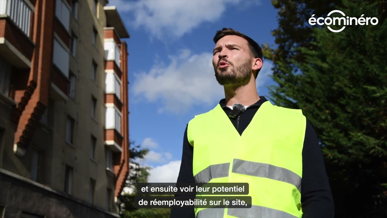 REinventons le réemploi avec Ecominéro - ICF Habitat : réemployer des briques en pavage extérieur