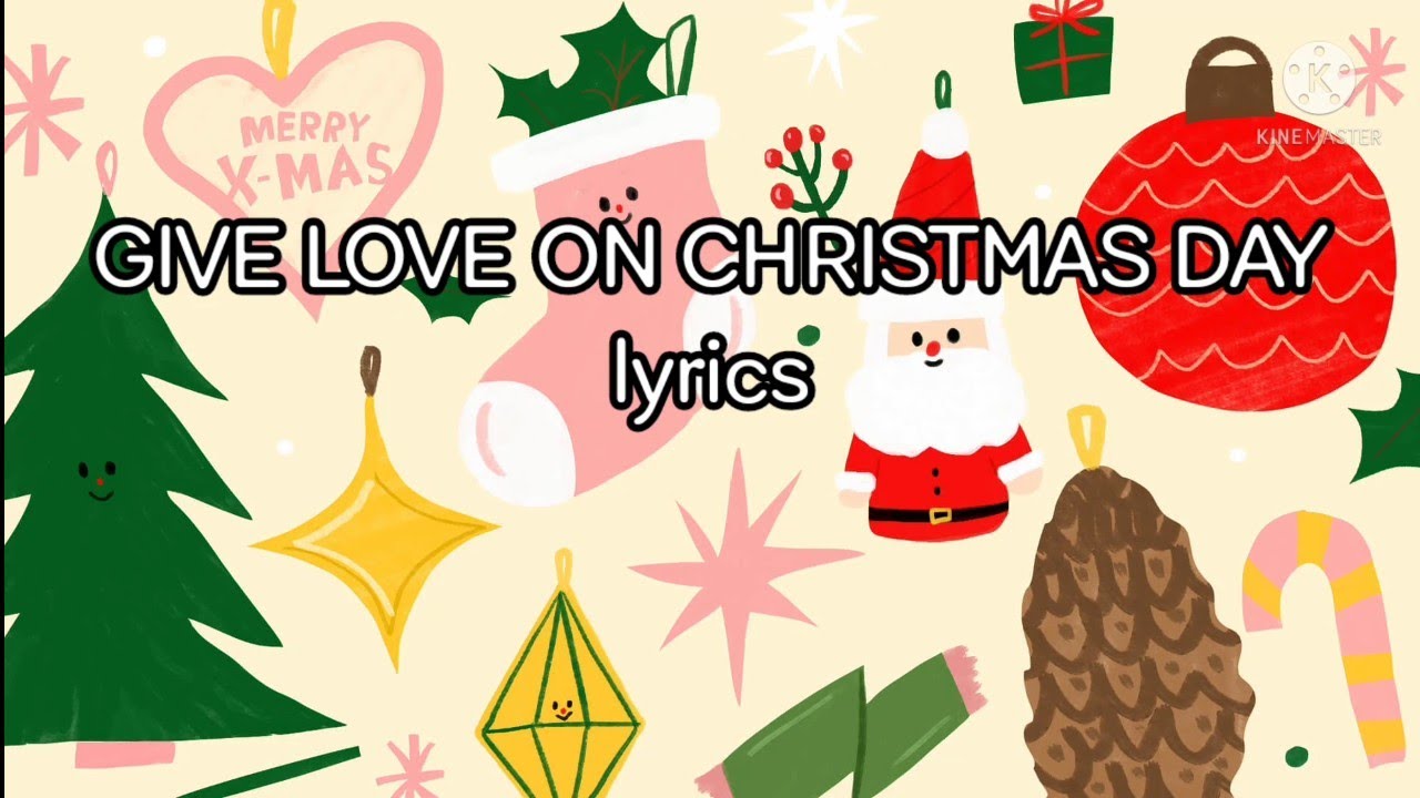 #GIVE LOVE ON CHRISTMAS DAY #lyrics by Jackson 5
