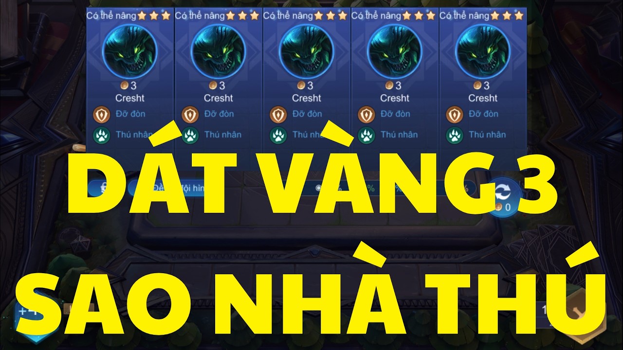 DÁT VÀNG 3 SAO GẦN HẾT NHÀ THÚ LIỆU CÓ KHỎE ??? | CỜ LIÊN QUÂN SIZ