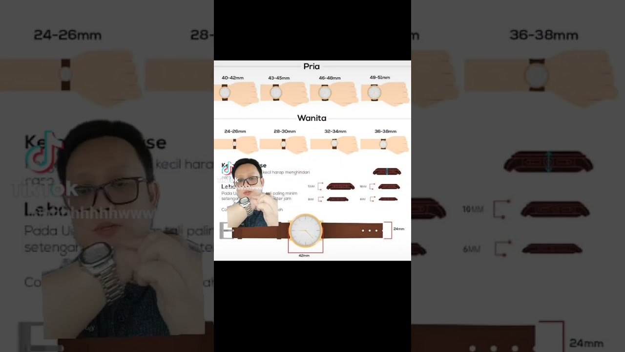 cara memilih ukuran jam tangan