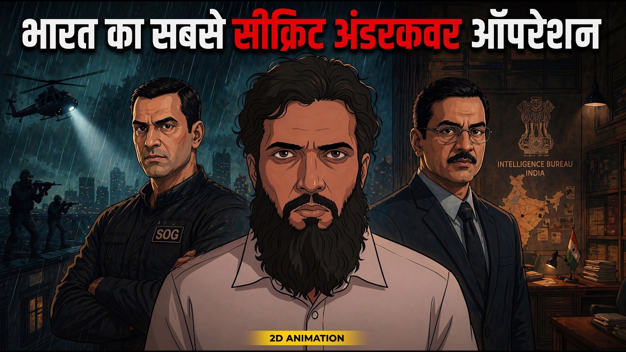 The Most Secret Undercover Operation of IB | Yasin Bhatkal | 2D Animation