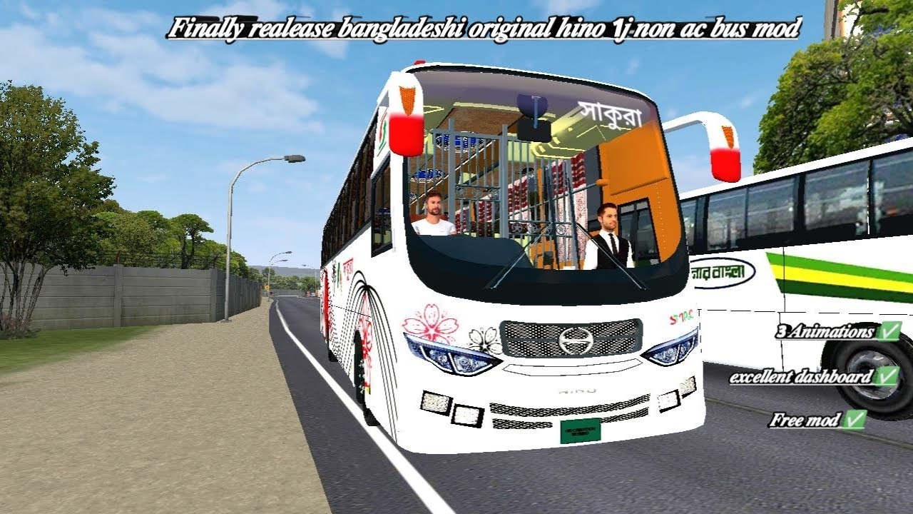 Finally release BANGLADESHI original HINO ak1j non ac bus mod 🔥😎