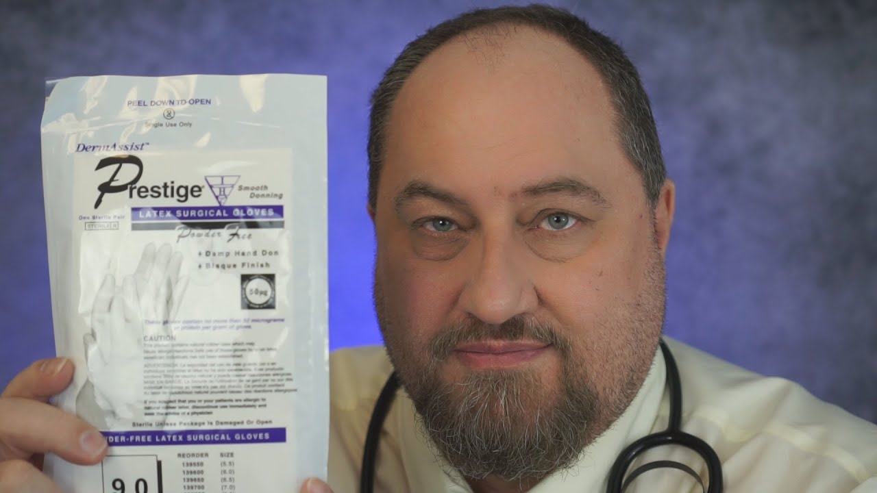 Intense Medical Exam | Latex Gloves | Binaural ASMR