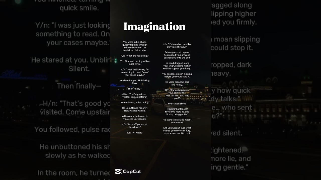 ONE-SHOT that I never supposed to post! #imagine #scenarios