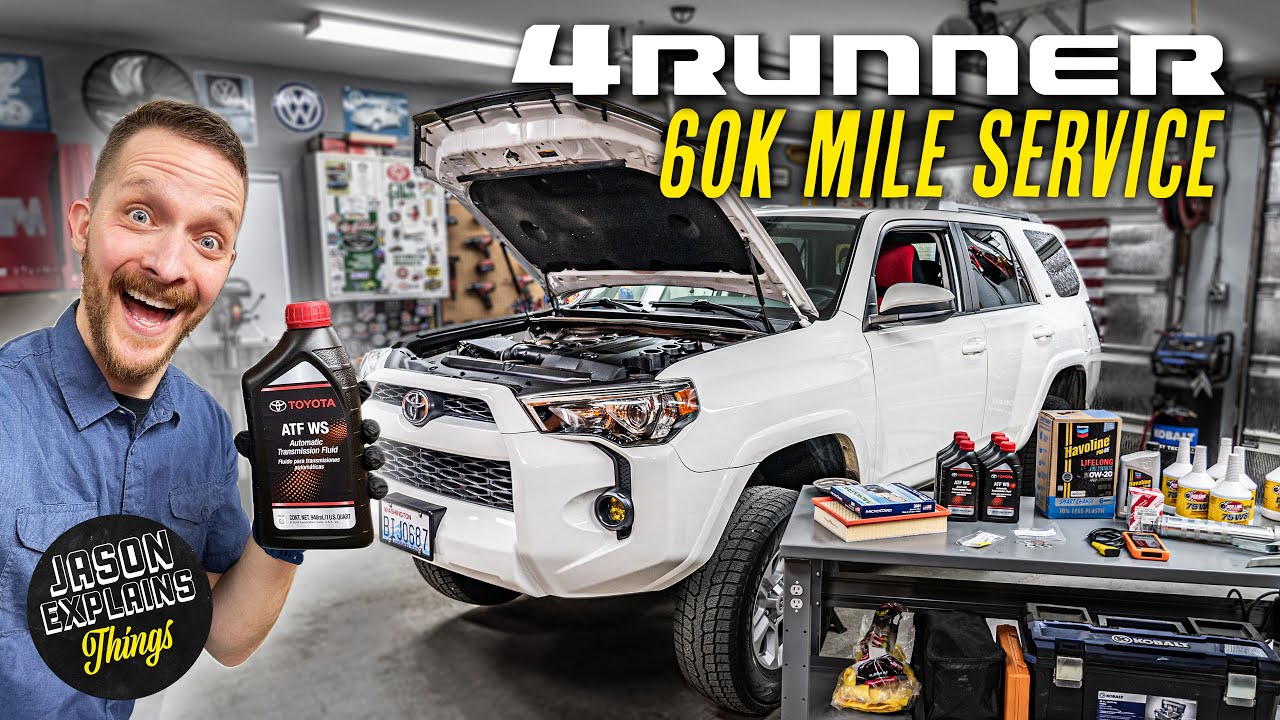 Toyota 4Runner 60,000 Mile SERVICE DIY GUIDE:  Save Thousands! $$$