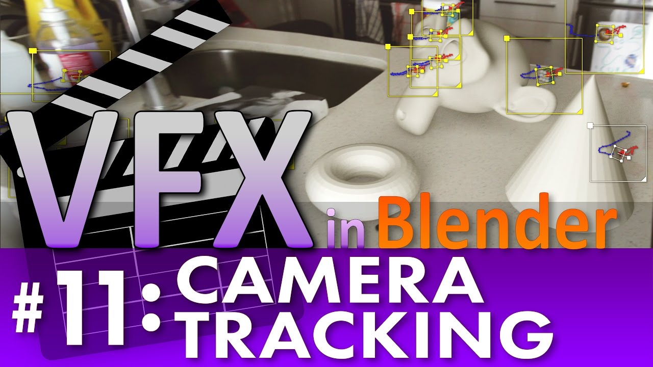 Blender VFX Tutorial #11: Camera Tracking #b3d