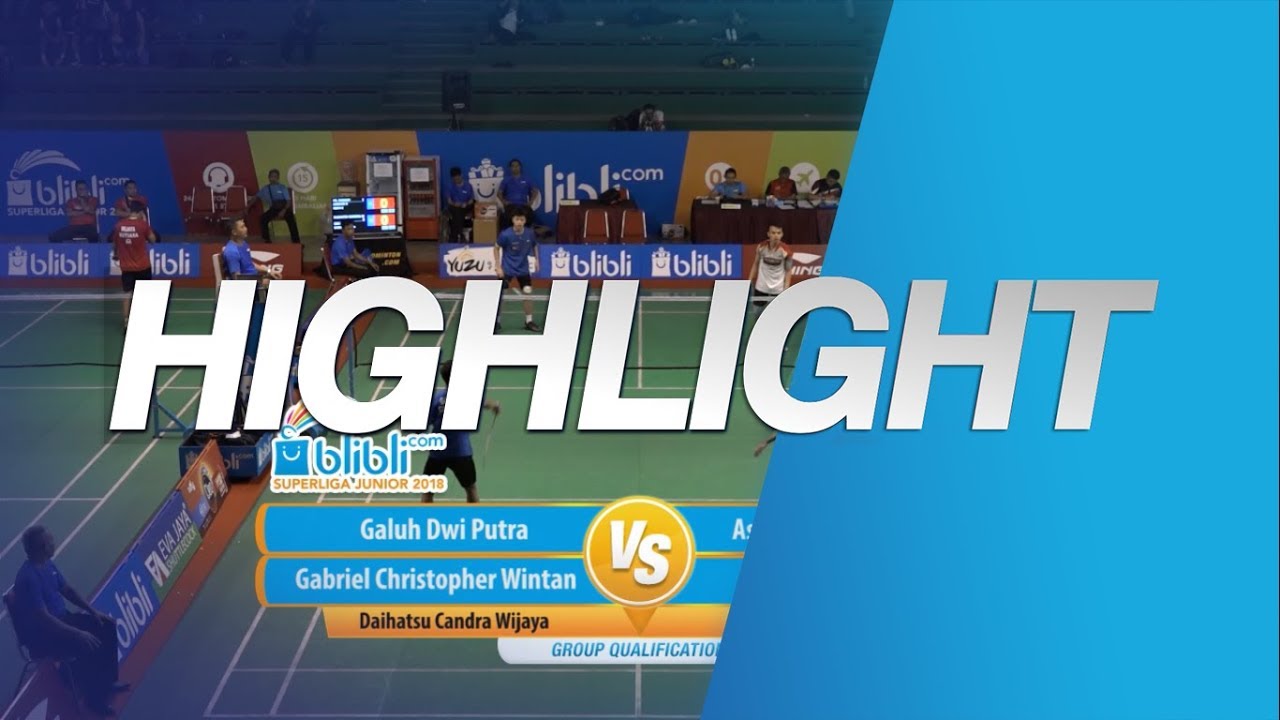 Asghar Herfanda/Rian Cannavaro (Djarum Kudus) VS Galuh Dwi/Gabriel C. (Daihatsu Candra Wijaya)