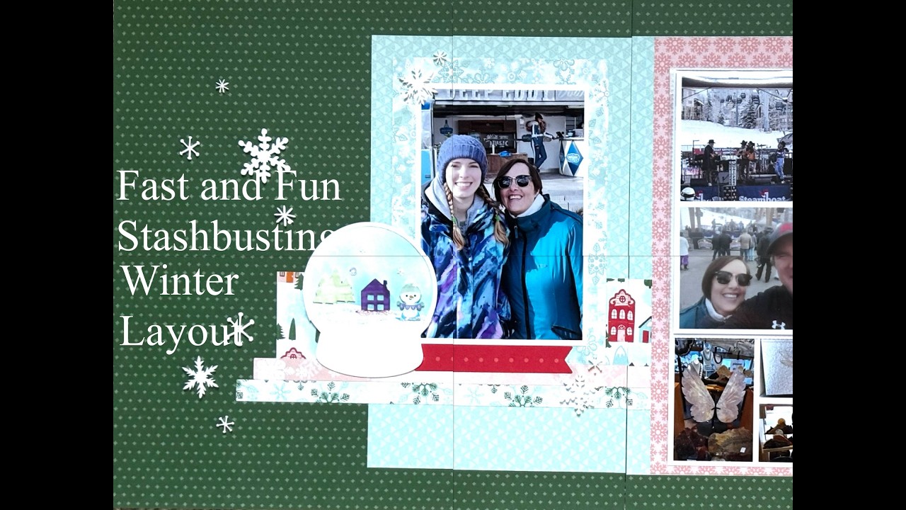 Snow Days Steamboat Stashbusting Process Video #FinishItFriday