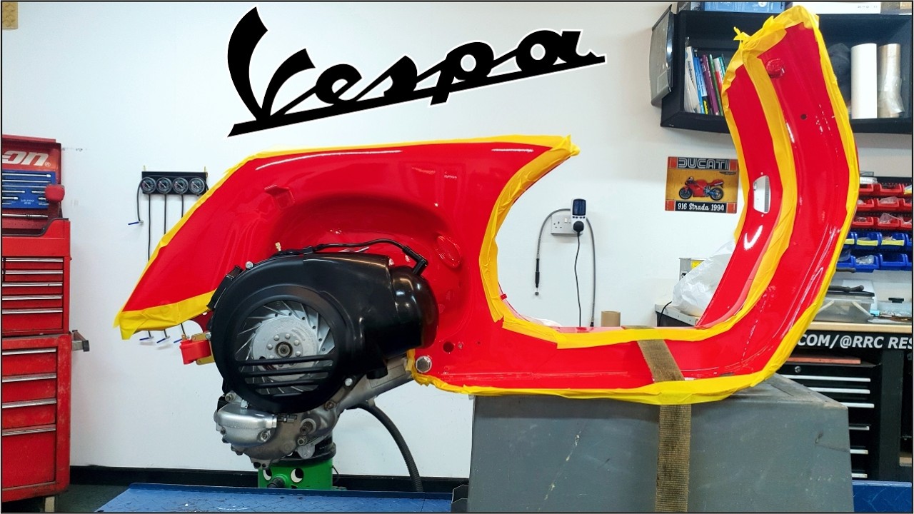 Restoration Of An Abandoned Piaggio Vespa - Genuine Barn Find?  Part 2