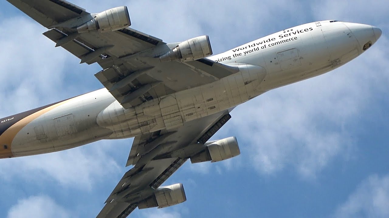 UPS 747-400 Super Screamer Landing and Takeoff | MSP