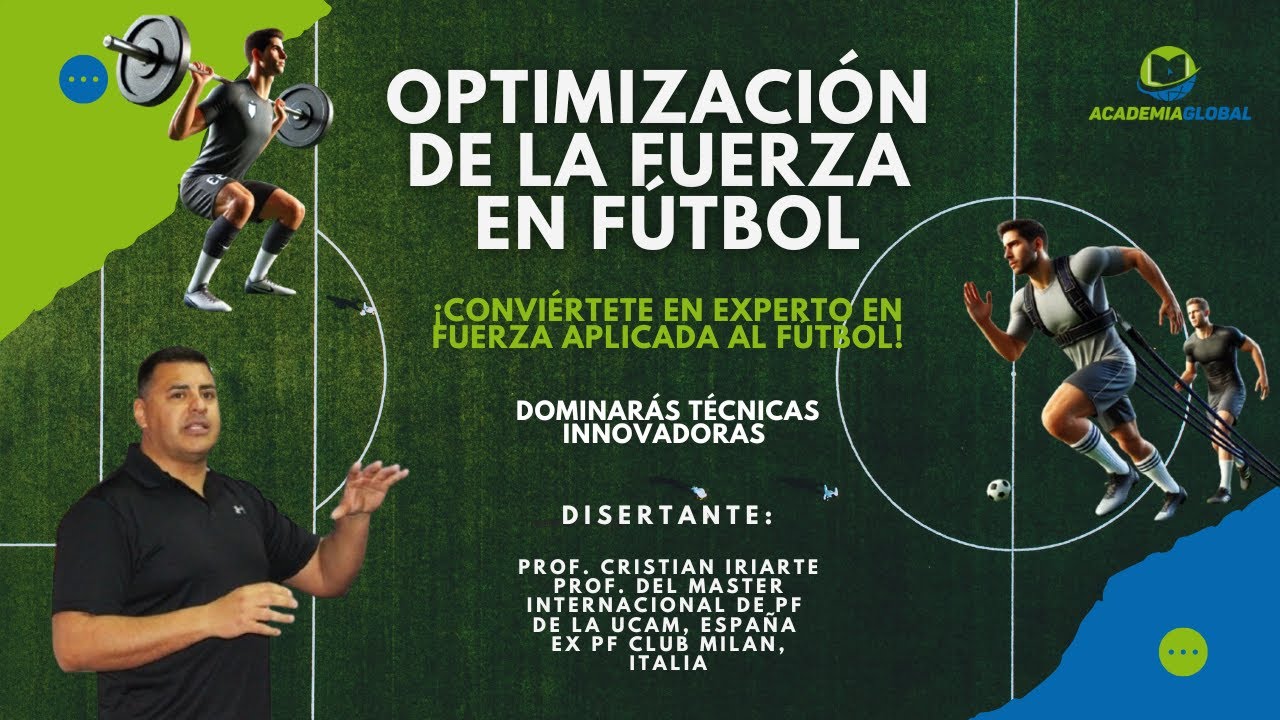 Aprende a optimizar el entrenamiento de la fuerza en fútbol