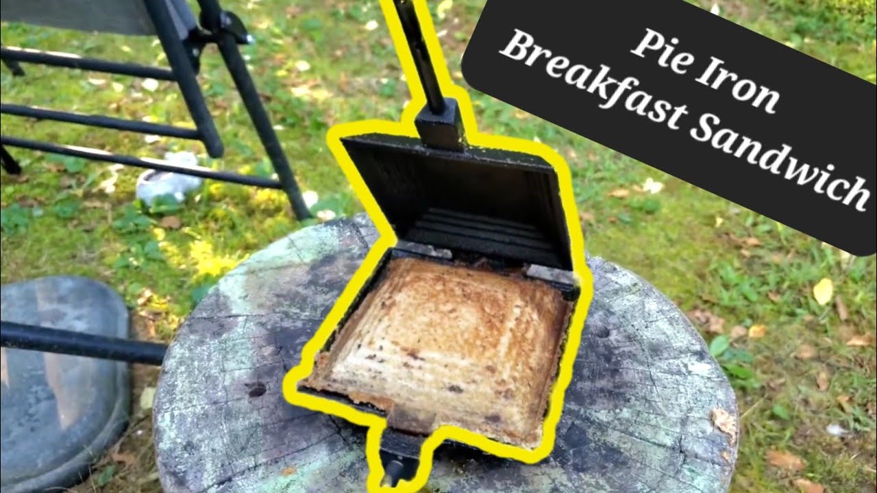 Pie Iron Breakfast Sandwich