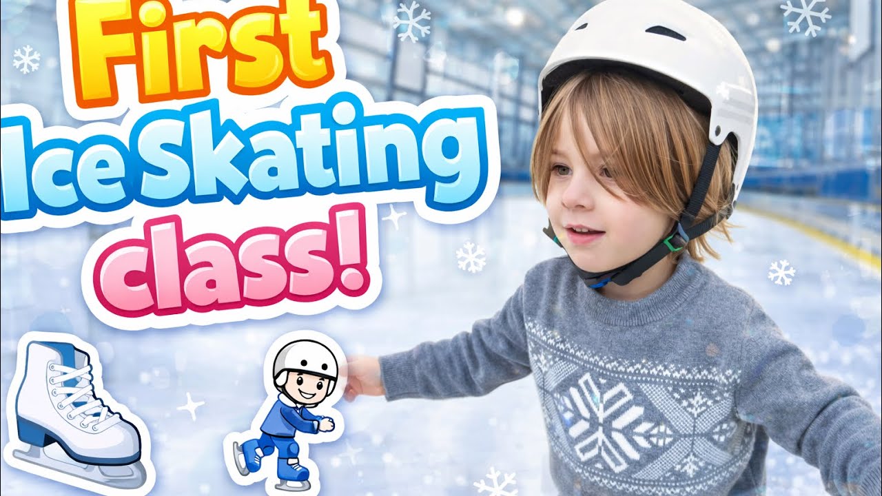 First Ice Skating Class With Evie 🧊 ⛸️