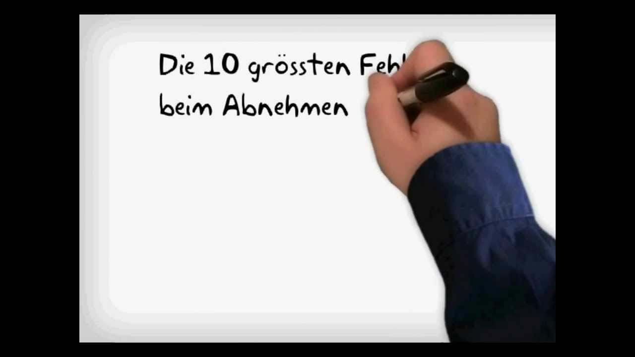 Die 10 gr&ouml;&szlig;ten Fehler beim Abnehmen