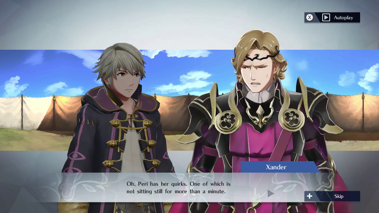 Fire Emblem Warriors - Robin and Xander Support Conversation