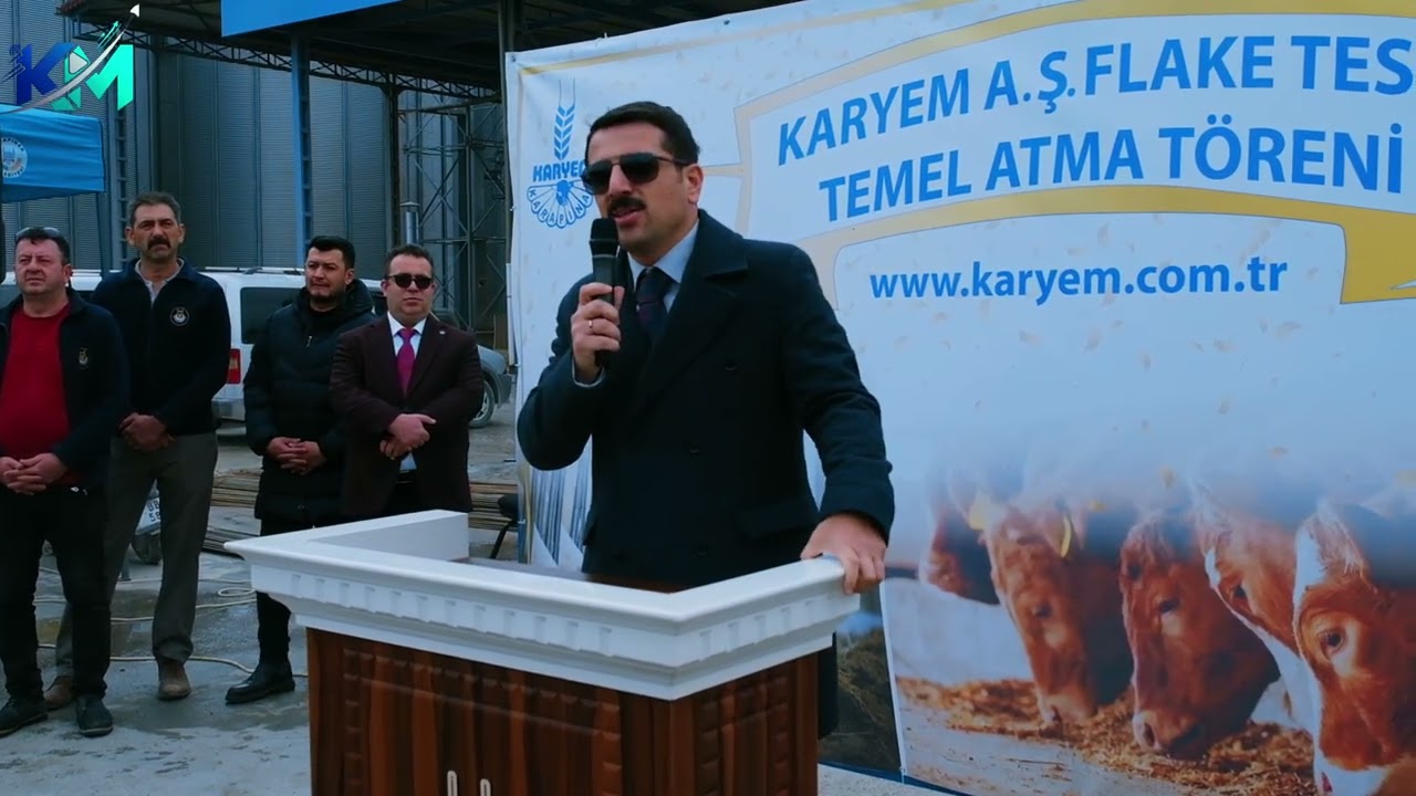 Karapınar’da KARYEM Flake Tesisi  Temel Atma Töreni Dualarla Düzenlendi