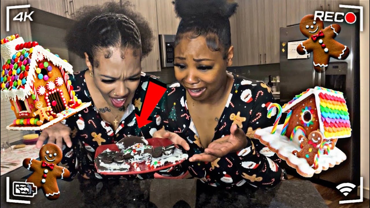 Crazy Gingerbread Houses With SJ ROYALTY 🤪🎄