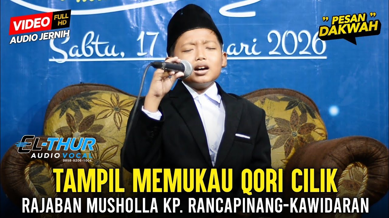 Rajaban Mushola Kp. Rancapinang Kawidaran || Qori Cilik Ananda Alif Ramadhan 