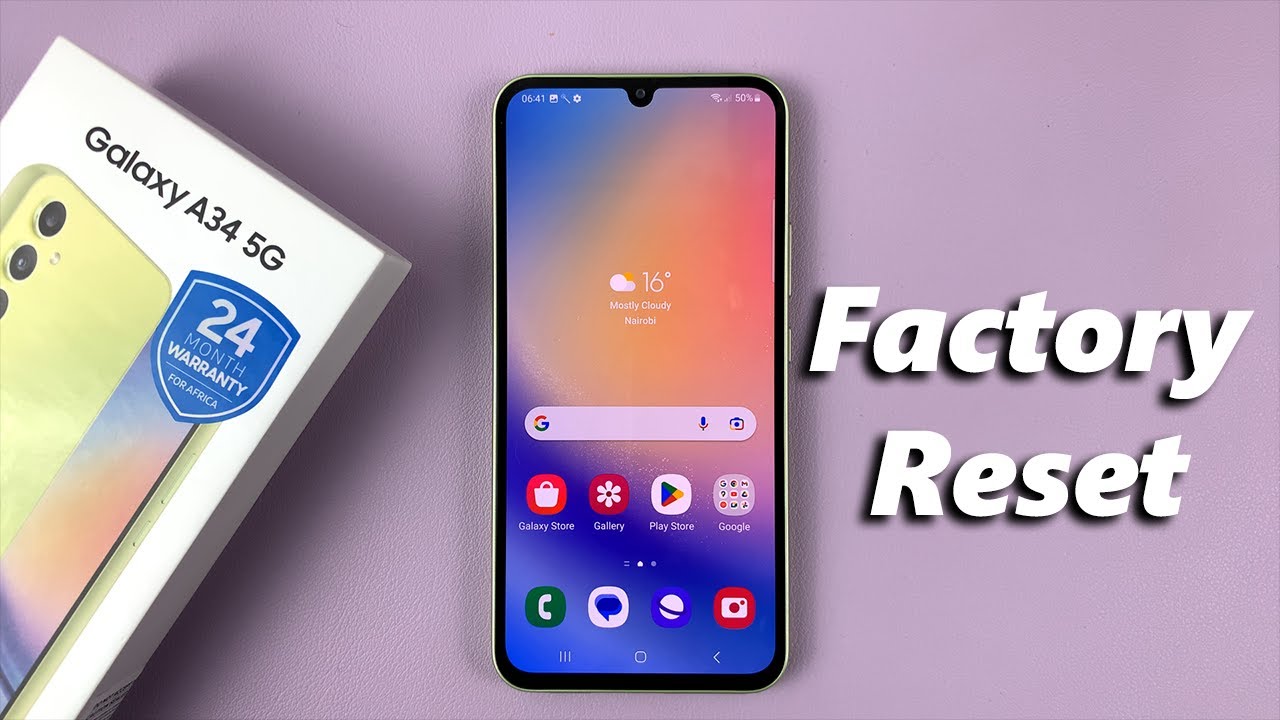 How To Factory Reset Samsung Galaxy A34 5G
