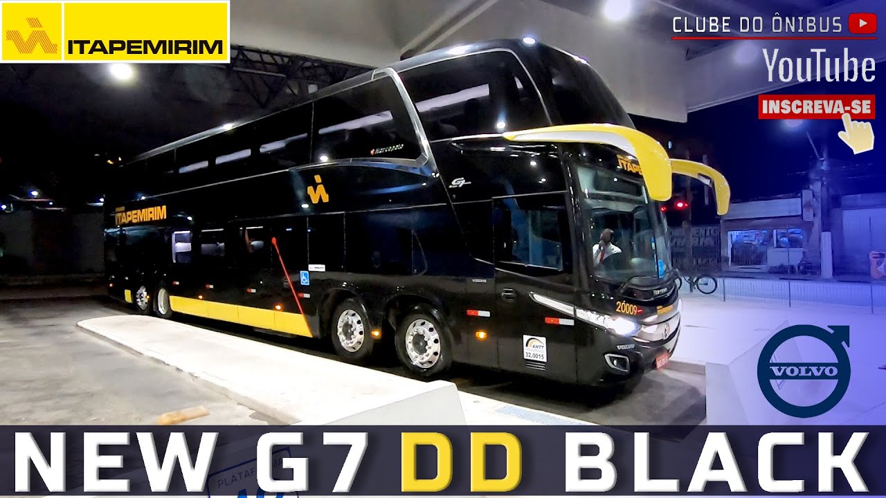 ÔNIBUS DE DOIS ANDARES (BLACK EDITION) - VIAÇÃO ITAPEMIRIM