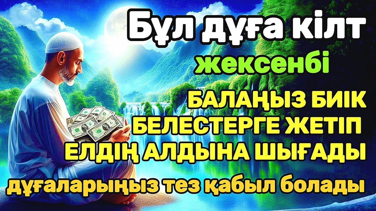 дұға өте күшті жексенбі! АЛЛА балаңызға сый беріпп ерекшелейді осы сүрені тыңдаңыз