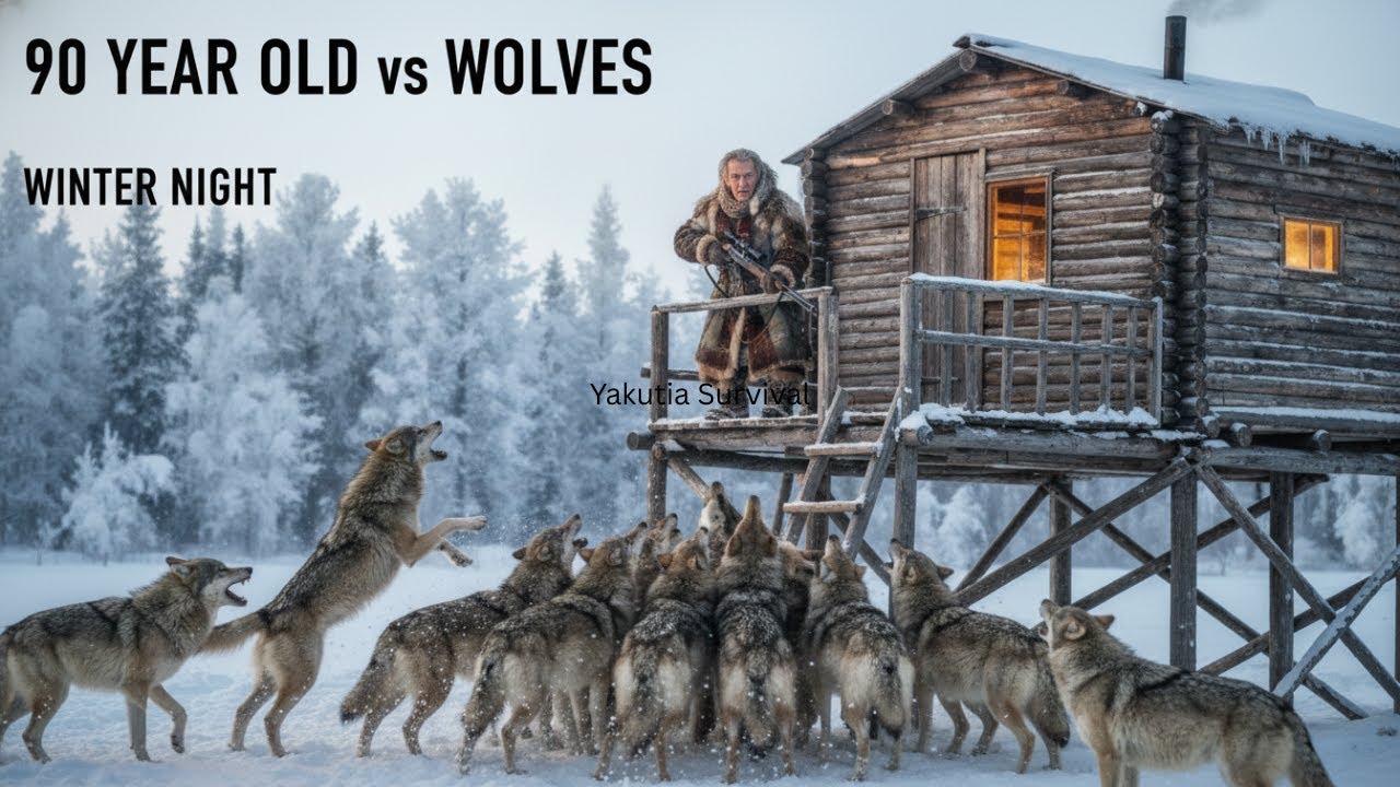 90-Year-Old Grandma vs 1000 Wolves at –71°C | Yakutia Blizzard Survival to Save Snow Sheep