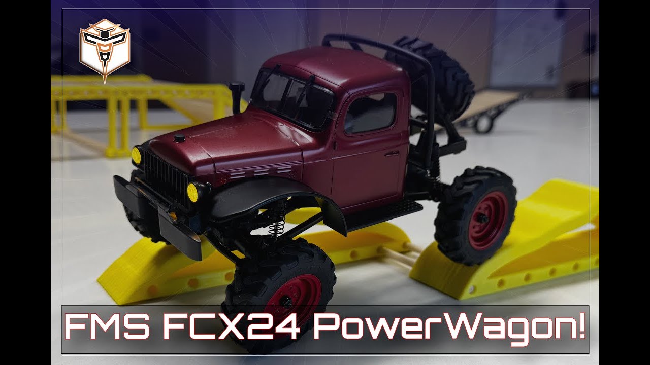 FMS 1:24 FCX24 Power Wagon RTR с двухскоростной трансмиссией!