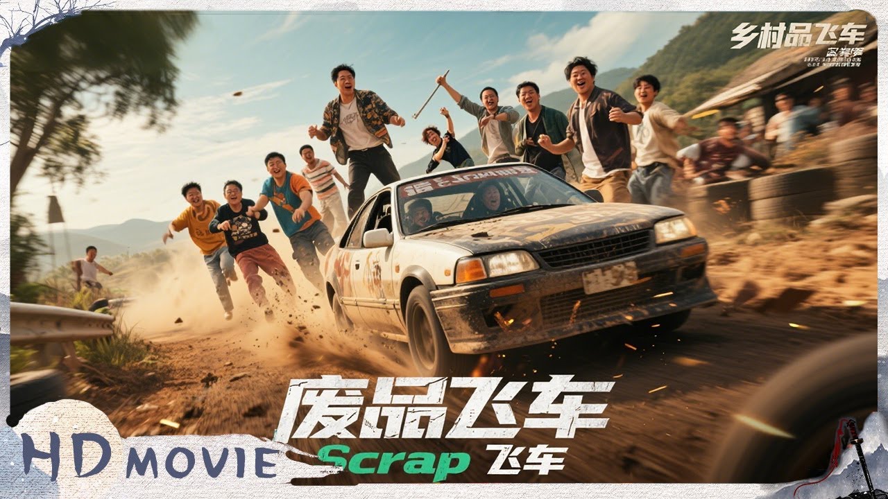 4K / Multi SUB《废品飞车/Flying Scrap Car》乡村拉力赛爆笑狂飙全员喜剧人废土飞驰！，废土赛道上演速度与激情！