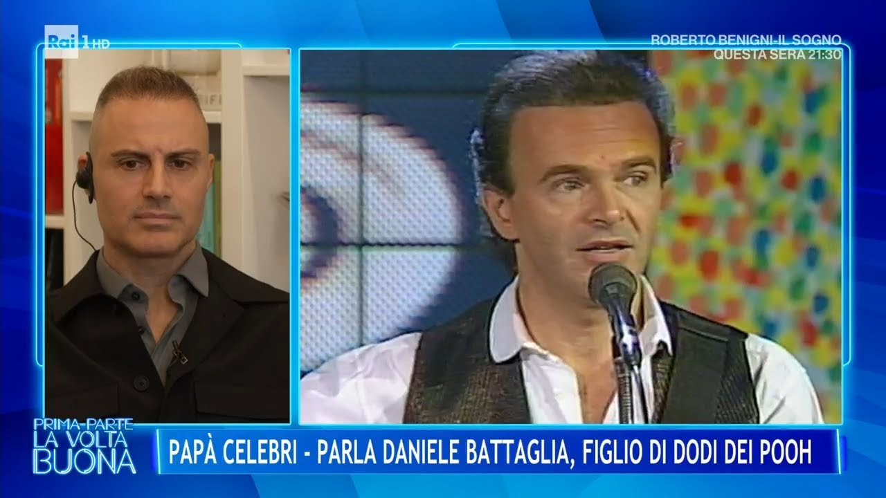 Daniele Battaglia, figlio di Dodi: la mia infanzia con i Pooh - La Volta Buona 19/03/2025