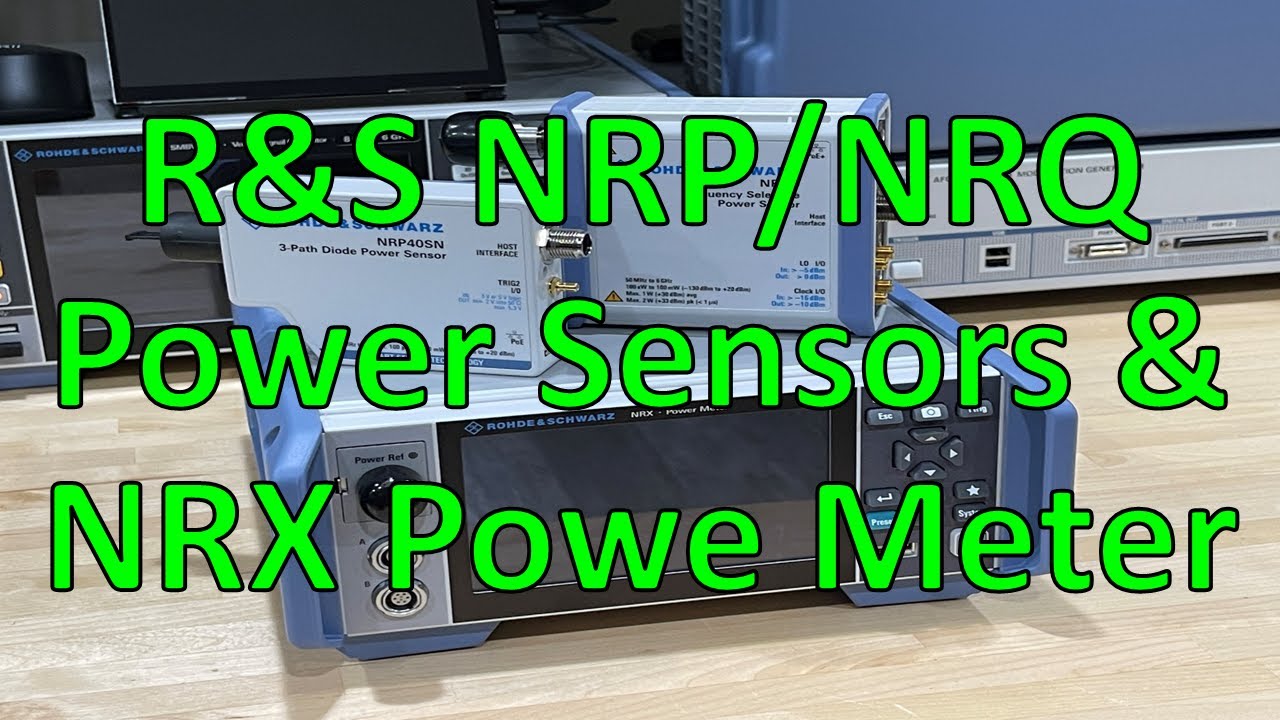 TSP #215 - R&S NRP Triple-Diode, NRQ6 Frequency Selective Power Sensor & NRX Power Meter Review/Exp.