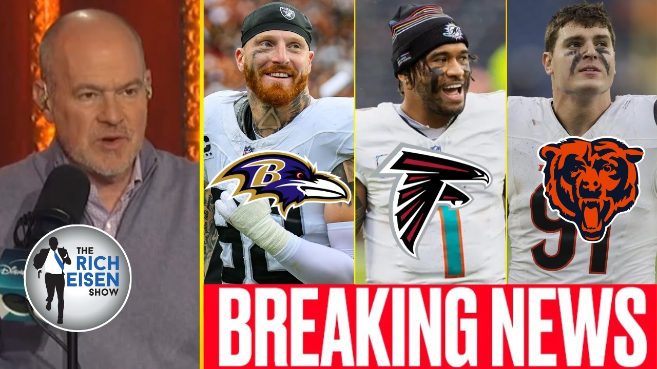 Rich Eisen has the latest NFL trade news: Maxx Crosby to Ravens? Tua to Falcons? Trey to Bears?