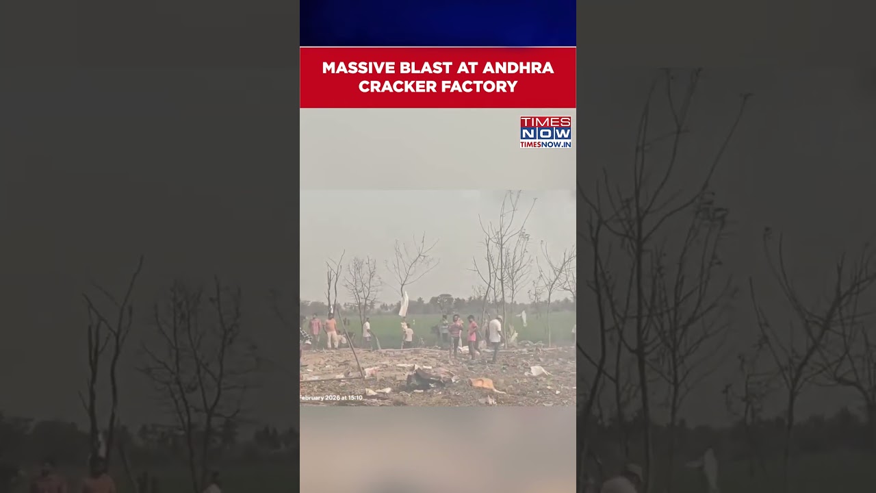 Andhra: Massive Firecracker Factory Blast Claims At Least 18 Lives | #shorts