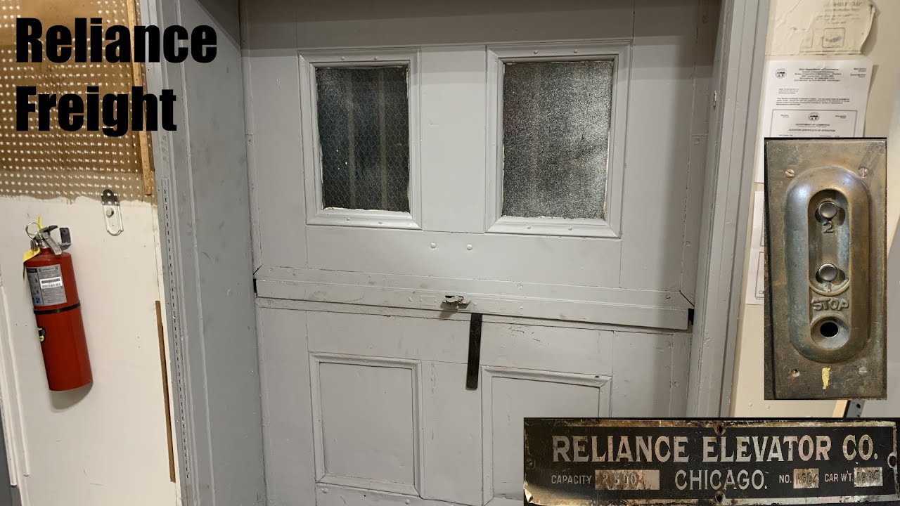 Antique Reliance Traction Freight Elevator - Ironton, OH