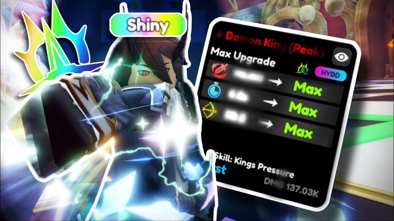 SHINY ALMIGHTY DEMON KING IS PRETTY OVERPOWERED!? | Anime Defenders