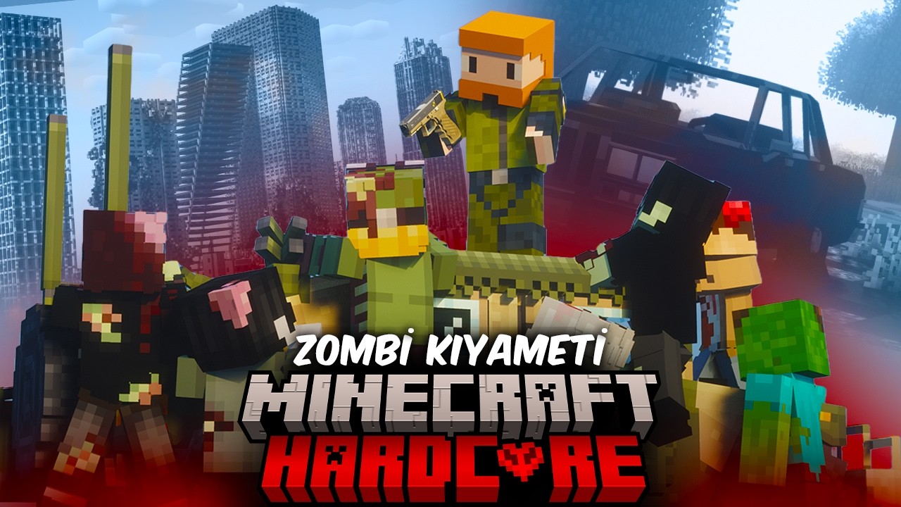 ACIMASIZ ZOMBİ HARDCORE MINECRAFT DÜNYASINDA HAYATTA KALIYORUM!